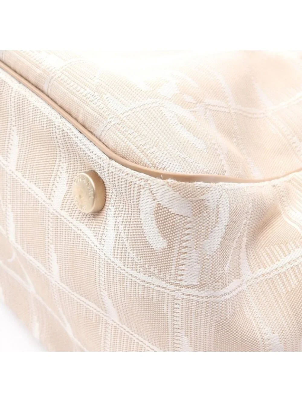 ★SOLD★ Chanel Tote New Travel Line PM Beige Leather New PM - Picture 7 of 8